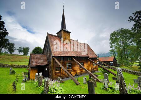 Église Rodven Stave, Norvège Banque D'Images