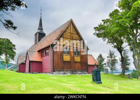 Église de Kvernes Stave, Norvège Banque D'Images