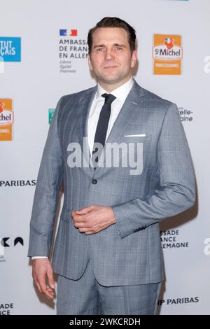 Vergabe des Arts et des lettres Pierre Kiwitt BEI der Vergabe des ordres des Arts et des lettres in der französischen Botschaft während der 74. Internationalen Filmfestspiele Berlin Berlinale AM 19.02.2024 à Berlin. *** Prix de l'ordre des Arts et des lettres Pierre Kiwitt lors de la cérémonie de remise des prix de l'ordre des Arts et des lettres à l'Ambassade de France lors du 74e Festival international du film Berlinale de Berlin le 19 02 2024 à Berlin Copyright : xEventpressxKochanx Banque D'Images