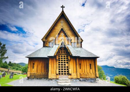 Église Reinli Stave, Norvège Banque D'Images