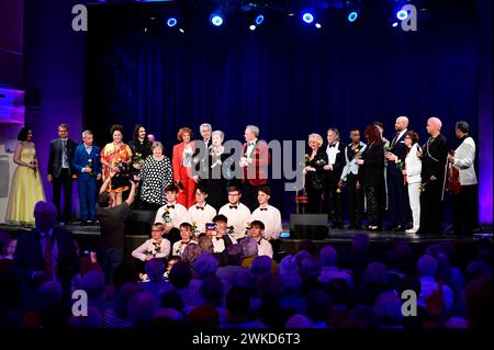 Konzert 'Heiko Reissig & Freunde – Die große Jubiläumsshow' im Arndt-Bause-Saal im Freizeitforum Marzahn. Berlin, 18.02.2024 Banque D'Images