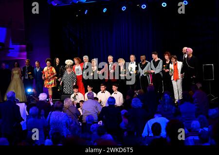 Konzert 'Heiko Reissig & Freunde – Die große Jubiläumsshow' im Arndt-Bause-Saal im Freizeitforum Marzahn. Berlin, 18.02.2024 Banque D'Images