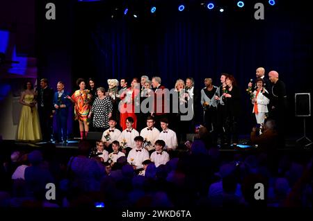 Konzert 'Heiko Reissig & Freunde – Die große Jubiläumsshow' im Arndt-Bause-Saal im Freizeitforum Marzahn. Berlin, 18.02.2024 Banque D'Images