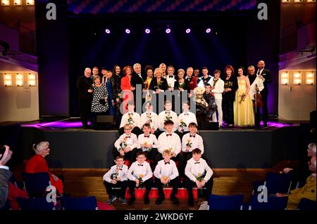 Konzert 'Heiko Reissig & Freunde – Die große Jubiläumsshow' im Arndt-Bause-Saal im Freizeitforum Marzahn. Berlin, 18.02.2024 Banque D'Images