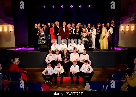 Konzert 'Heiko Reissig & Freunde – Die große Jubiläumsshow' im Arndt-Bause-Saal im Freizeitforum Marzahn. Berlin, 18.02.2024 Banque D'Images