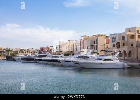 Marina à Tala Bay, Aqaba, Jordanie Banque D'Images