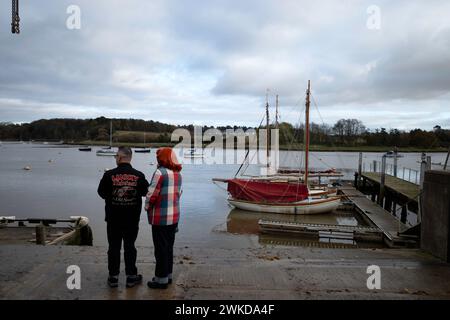 River Deben Woodbridge Suffolk UK Banque D'Images