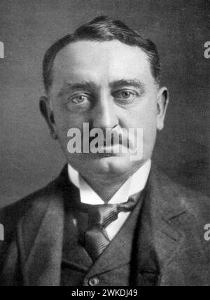 CECIL RHODES (1853-1902) magnat colonial anglais des mines vers 1900 Banque D'Images