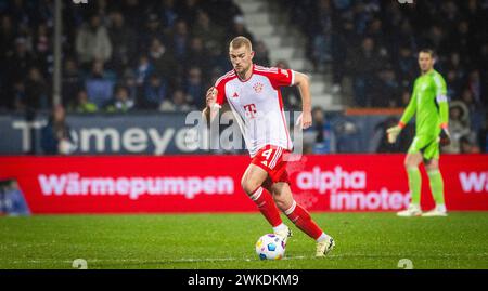 Bochum, Allemagne. 18 février 2024. Matthijs de Ligt (Muenchen) VfL Bochum - FC Bayern München 18.02.2024 Copyright (nur für journalistische Zwecke) by Banque D'Images