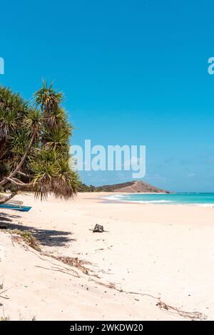 Belle vue de Liman Beach Semau Island, East Nusa Tenggara, Indonésie Banque D'Images