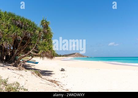 Belle vue de Liman Beach Semau Island, East Nusa Tenggara, Indonésie Banque D'Images