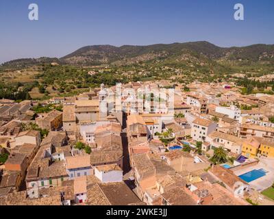 Alaró, comarca de Raiguer, Majorque, Iles Baléares, Espagne, Europe. Banque D'Images