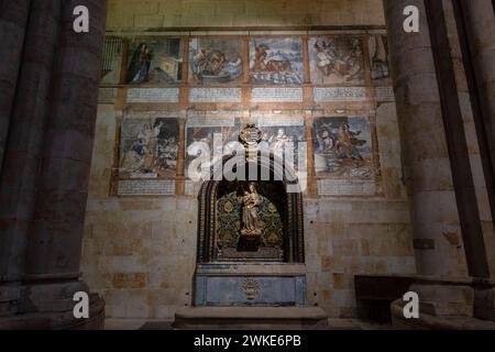 Catedral de la Asunción de la Virgen, Catedral Vieja, Salamanque, Comunidad Autónoma de Castilla y León, Espagne. Banque D'Images