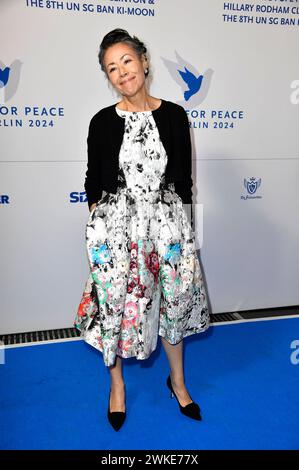 Ann Curry BEI der Cinema for Peace Gala 2024 im WECC - Westhafen Event & Convention Center. Berlin, 19.02.2024 *** Ann Curry au Gala Cinéma pour la paix 2024 au WECC Westhafen Event Convention Center Berlin, 19 02 2024 Foto:Xn.xKubelkax/xFuturexImagex cinema for Peace 4291 Banque D'Images