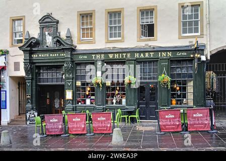 Royaume-Uni, Écosse, Édimbourg, Grassmarket, White Hart Inn. Banque D'Images