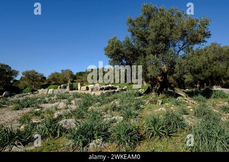 Santuario de talayotico fils Mas, Valldemossa, Majorque, Iles Baléares, Espagne. Banque D'Images