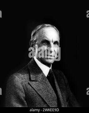 Henry Ford, industriel américain, et fondateur de Ford Motor Company, 1938 Banque D'Images