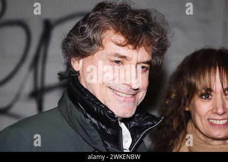 Milan, Italie. 19 février 2024. Alberto Angela est vu à Milan, en Italie, le 18 février 2024. (Photo de Alessandro Bremec/NurPhoto) crédit : NurPhoto SRL/Alamy Live News Banque D'Images