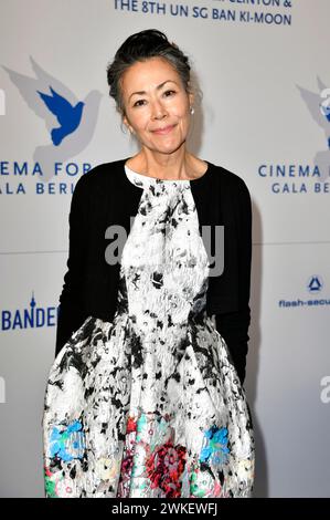 Ann Curry BEI der Cinema for Peace Gala 2024 im WECC - Westhafen Event & Convention Center. Berlin, 19.02.2024 Banque D'Images