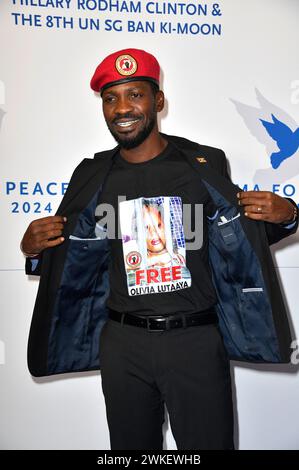 Bobi Wine BEI der Cinema for Peace Gala 2024 im WECC - Westhafen Event & Convention Center. Berlin, 19.02.2024 Banque D'Images