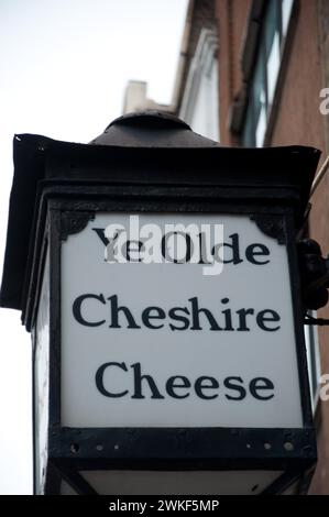 YE Olde Cheshire Cheese Chop House and Pub, Fleet Street, City of London, Londres, Royaume-Uni, Londres, Royaume-Uni Banque D'Images