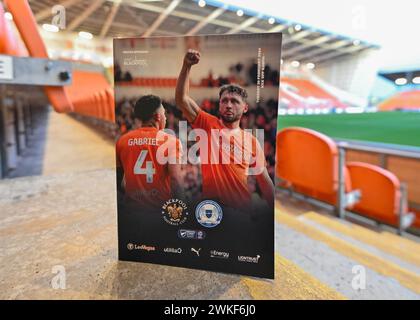 Blackpool, Royaume-Uni. 20 février 2024. Lors de la demi-finale du Bristol Street Motors Trophy match Blackpool vs Peterborough United à Bloomfield Road, Blackpool, Royaume-Uni, le 20 février 2024 (photo par Cody Froggatt/News images) à Blackpool, Royaume-Uni le 20/02/2024. (Photo de Cody Froggatt/News images/Sipa USA) crédit : Sipa USA/Alamy Live News Banque D'Images