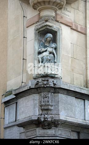 Œuvre d'art notre Dame de piété à Luxembourg ville Banque D'Images