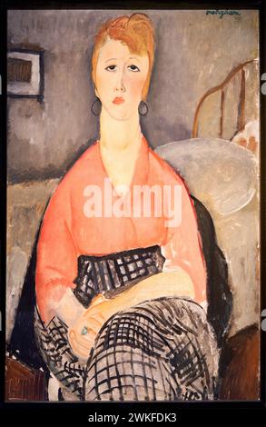 « La blouse rose », 1919, Amadeo Modigliani Banque D'Images