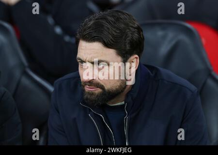 Southampton, Royaume-Uni. 20 février 2024. Russell Martin, entraîneur de Southampton, lors du Southampton FC contre Hull City FC au St.Mary's Stadium, Southampton, Angleterre, Royaume-Uni le 20 février 2024 Credit : Every second Media/Alamy Live News Banque D'Images