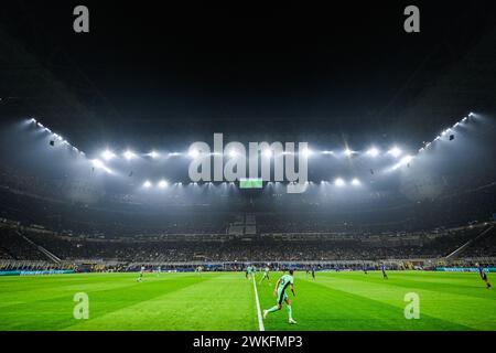 Milan, Italie. 20 février 2024. Inter FC Internazionale et Club Atletico de Madrid UEFA Champions League quart de finale match de première manche, le 20 février 2024, au stade Giuseppe Meazza San Siro Siro de Milan, Italie crédit : Tiziano Ballabio crédit : Independent photo Agency/Alamy Live News Banque D'Images