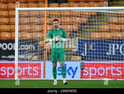 Blackpool, Royaume-Uni. 20 février 2024. Richard O'Donnell, lors de la demi-finale du Bristol Street Motors Trophy match Blackpool vs Peterborough United à Bloomfield Road, Blackpool, Royaume-Uni, le 20 février 2024 (photo par Cody Froggatt/News images) à Blackpool, Royaume-Uni le 20/02/2024. (Photo de Cody Froggatt/News images/Sipa USA) crédit : Sipa USA/Alamy Live News Banque D'Images