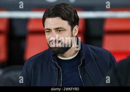 Southampton, Royaume-Uni. 20 février 2024. Russell Martin, entraîneur de Southampton, lors du Southampton FC contre Hull City FC au St.Mary's Stadium, Southampton, Angleterre, Royaume-Uni le 20 février 2024 Credit : Every second Media/Alamy Live News Banque D'Images