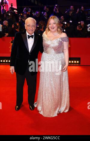 Martin Scorsese und Seine Tochter Francesca Scorsese BEI der Ankunft zur Goldenen Ehrenbaer Gala im Rahmen der 74. Berlinale International film Festival AM 20.02.2024 à Berlin Berlinale 2024- Goldener Eherenbaer Gala fuer Martin Scorsese *** Martin Scorsese et sa fille Francesca Scorsese arrivant au Golden Honorary Bear Gala dans le cadre du Berlinale International film Festival 74 le 20 02 2024 à Berlin Berlinale 2024 Golden Honorary gala de l'ours pour Martin Scorsese Banque D'Images