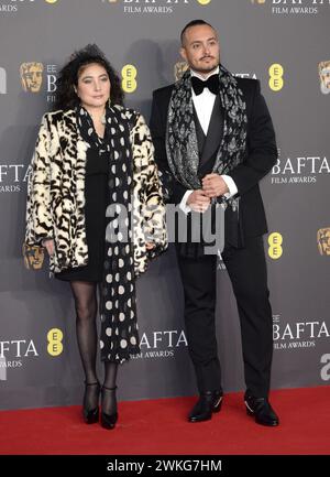 La photo doit être créditée ©Alpha Press 078237 18/02/2024 Josie Ho aux 2024 EE BAFTA film Awards arrivées à Londres Banque D'Images