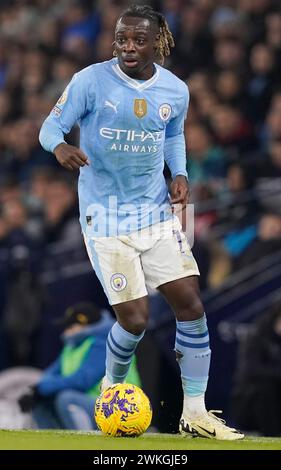 MANCHESTER, ROYAUME-UNI. 20 février 2024. Jeremy Doku de Manchester City lors du match de premier League à l'Etihad Stadium, Manchester. Le crédit photo devrait se lire : Andrew Yates/Sportimage crédit : Sportimage Ltd/Alamy Live News Banque D'Images