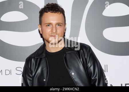 News - Photocall film Neve Alessandro Sanguigni lors de la photocall du film Neve, 20 février 2024 aux cinémas UCI Porta di Roma, Rome, Italie Copyright : xcxEmanuelaxVertolli/SportReporterx/xLiveMediax LPN 1244475 Banque D'Images