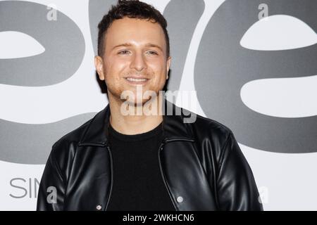 News - Photocall film Neve Alessandro Sanguigni lors de la photocall du film Neve, 20 février 2024 aux cinémas UCI Porta di Roma, Rome, Italie Copyright : xcxEmanuelaxVertolli/SportReporterx/xLiveMediax LPN 1244471 Banque D'Images