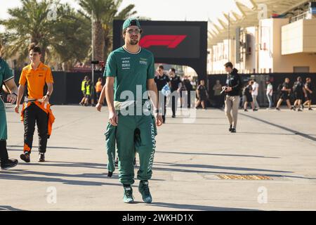 STROLL lance (CAN), Aston Martin F1 Team AMR24, portrait lors des essais de pré-saison de formule 1 Aramco 2024 du Championnat du monde de formule 1 FIA 2024 du 21 au 23 février 2024 sur le circuit international de Bahreïn, à Sakhir, Bahreïn Banque D'Images