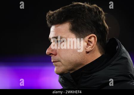 Photo du dossier datée du 12-02-2024 du gérant de Chelsea Mauricio Pochettino. Les ennemis familiers Liverpool et Chelsea pour renouveler la rivalité en finale de la Coupe Carabao, les deux équipes se sont rencontrées 17 fois depuis septembre 2018 et, à trois reprises, elles ont été finales, chacune a été mise au but, avec Liverpool victorieux dans les trois. Date d'émission : mercredi 21 février 2024. Banque D'Images