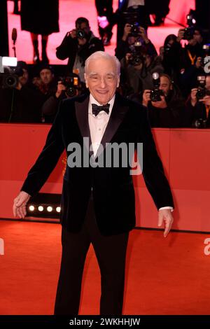 Martin Scorsese BEI der Ankunft zu der Verleihung des Goldenen Ehrenbären BEI den 74. Internationalen Filmfestspielen à Berlin 20.02.2024 *** Martin Scorsese arrive pour la présentation de l'Ours d'or honoraire au 74ème Festival International du film de Berlin 20 02 2024 Banque D'Images