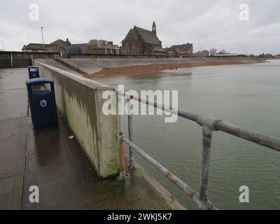 Sheerness, Kent, Royaume-Uni. 21 février 2024. Météo Royaume-Uni : matin couvert à Sheerness, Kent. Crédit : James Bell/Alamy Live News Banque D'Images