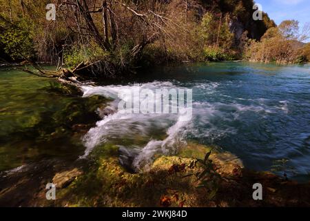 Plitvicer Seen, Wasserfall, Plitvice, Kroatien, Plitvice Nationalpark, lac de Plitvice, Naturschönheit, beeindruckende Natur an den Plitvicer Seen Banque D'Images