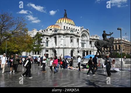 Palacio de Bellas Artes dans le centre historique de Mexico Banque D'Images