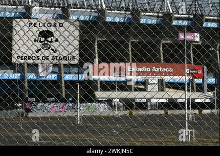 Estadio Azteca, stade Azteca, domicile du club de football Club America et lieu du match d'ouverture de la Coupe du monde de la FIFA 2026 Banque D'Images