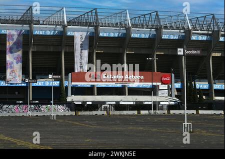 Estadio Azteca, stade Azteca, domicile du club de football Club America et lieu du match d'ouverture de la Coupe du monde de la FIFA 2026 Banque D'Images