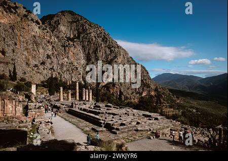 Echos intemporels : les ruines mystiques de Pompéi antique Banque D'Images