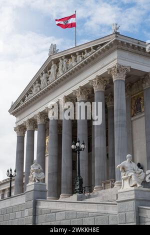 Bâtiment du parlement autrichien à Vienne Banque D'Images