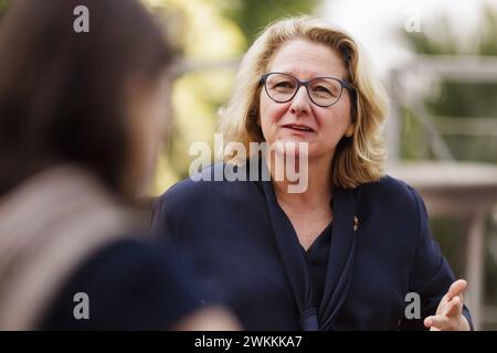 Svenja Schulze SPD, Bundesministerin fuer wirtschaftliche Zusammenarbeit und Entwicklung, à Abuja, Nigeria, 05.02.2024. Abuja, Nigeria Nigeria *** Svenja Schulze SPD , Ministre fédéral de la coopération économique et du développement, à Abuja, Nigeria, 05 02 2024 Abuja, Nigeria Nigeria Copyright : xUtexGrabowskyx Banque D'Images