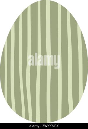 Joyeuse carte vectorielle de Pâques oeuf coloré. Conception de la carte de voeux de printemps. Carte verticale avec oeuf, fleurs de printemps design décoratif Illustration de Vecteur