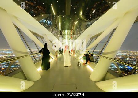 Sky Bridge au Kingdom Center, Riyad, Arabie Saoudite Banque D'Images